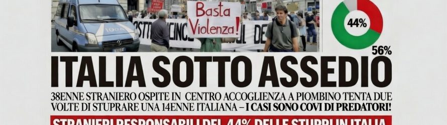 OSPITE CENTRO ACCOGLIENZA TENTA DUE VIOLENZE SU 14ENNE ITALIANA