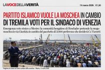 Venezia, il partito islamico promette 3mila voti in cambio moschea