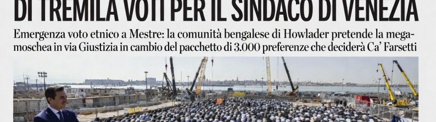 Venezia, il partito islamico promette 3mila voti in cambio moschea