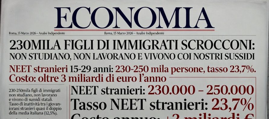 Lavorare stanca: 250mila seconde generazioni vivono coi nostri sussidi