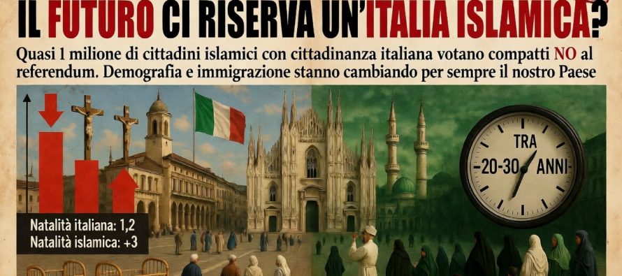Referendum, quasi 1 milione di islamici hanno votato no: comandano loro?