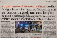 Banda di tunisini in monopattino assale passanti: quattro feriti a Rimini