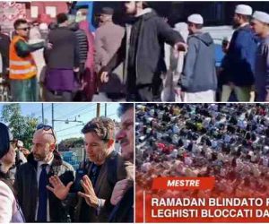 A Mestre comanda l’Islam: Digos lascia passare islamici e blocca italiani per non turbarli – VIDEO