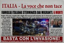 FAMIGLIA ITALIANA STERMINATA DAI MIGRANTI: L’ITALIA È GIÀ IN GUERRA