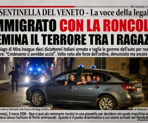 Armato di roncola insegue ragazzi italiani da sgozzare: «Credevamo ci avrebbe uccisi»