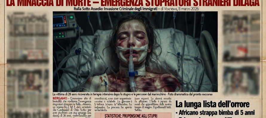 La riduce in fin di vita a sprangate e poi la violenta svenuta