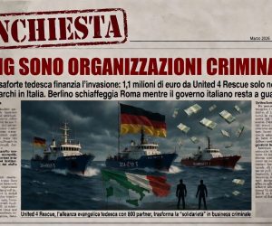 Un milione di euro alle ONG tedesche per sbarcare clandestini in Italia
