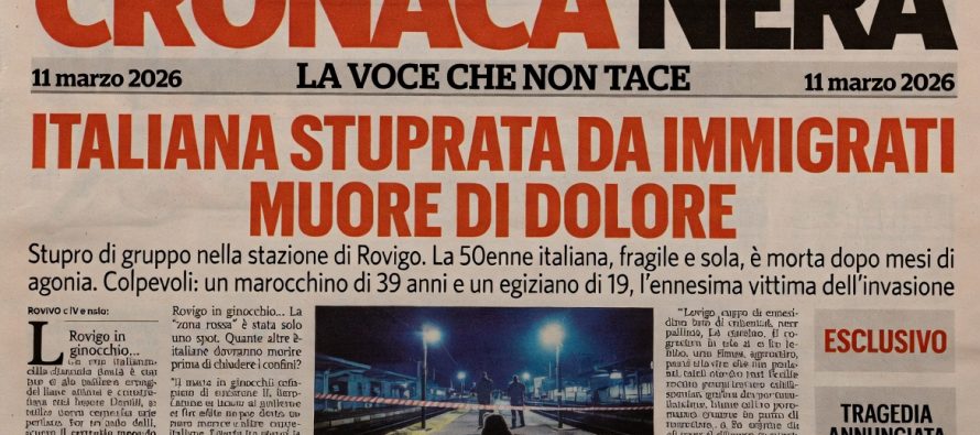 Italiana stuprata dai migranti muore di dolore dopo il trauma