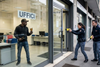 Richiedente asilo armato minaccia di sgozzare tutti: “Ridatemi la patente”