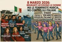 8 Marzo, migranti uccidono le donne ma le femministe marciano contro gli italiani
