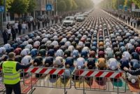Strada chiusa un mese per celebrare il Ramadan a Bologna