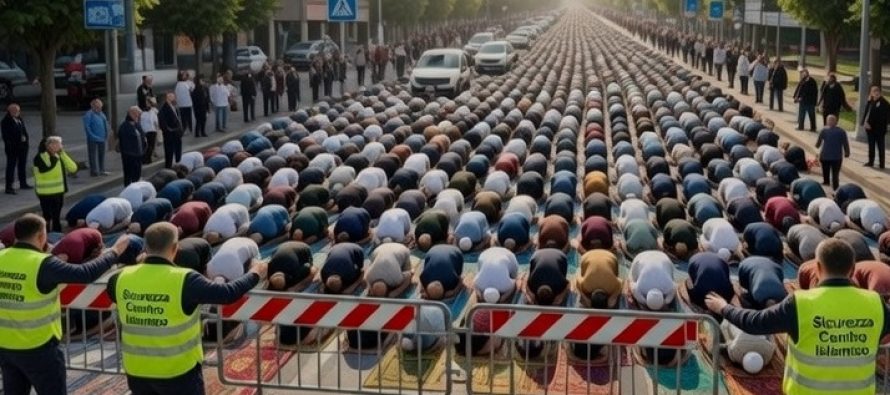 Strada chiusa un mese per celebrare il Ramadan a Bologna