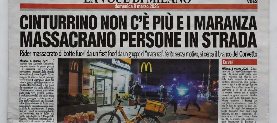 Cinturrino in galera e i maranza massacrano persone in strada